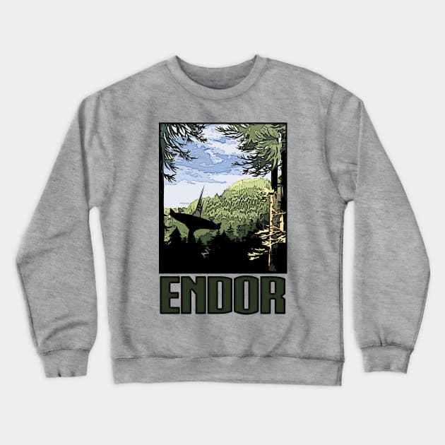 Visit Endor! Crewneck Sweatshirt by RocketPopInc